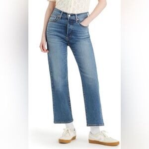 Levi’s Ribcage Straight Ankle - Size 29 - medium wash
